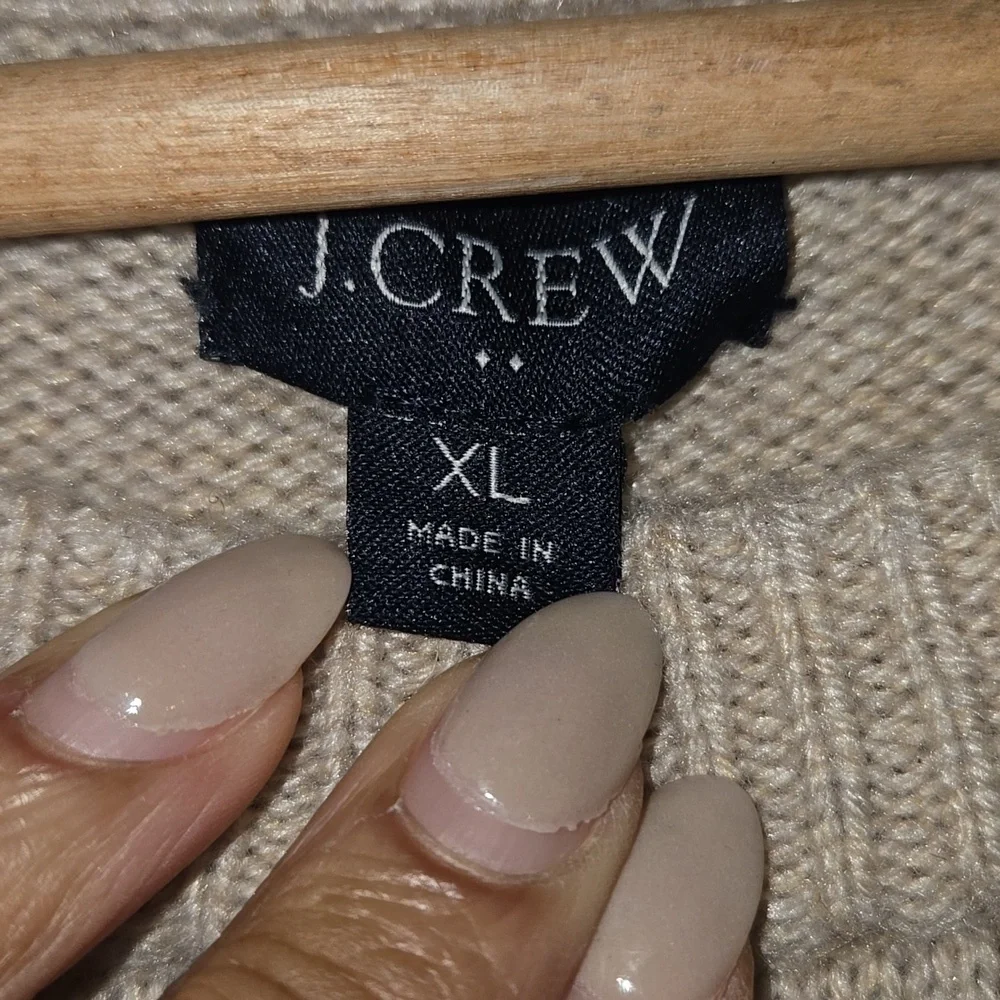 J. Crew Raglan Fair Isle Supersoft Wool Pullover Sweater